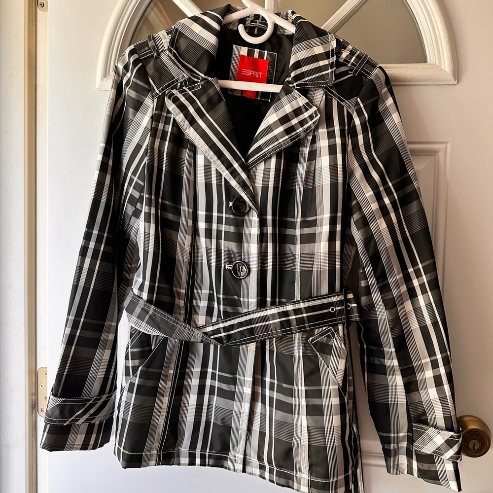 Esprit Black and White Coat
